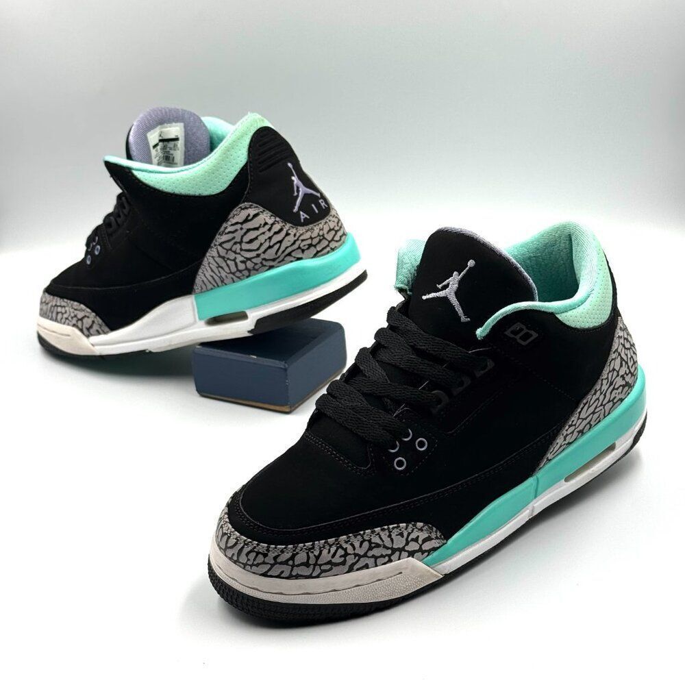 Air Jordan 3 Retro GG 'Black Mint' - Picture 6 of 10